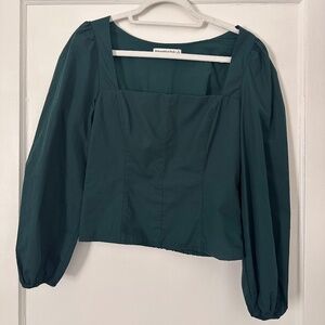 Green Abercrombie Top